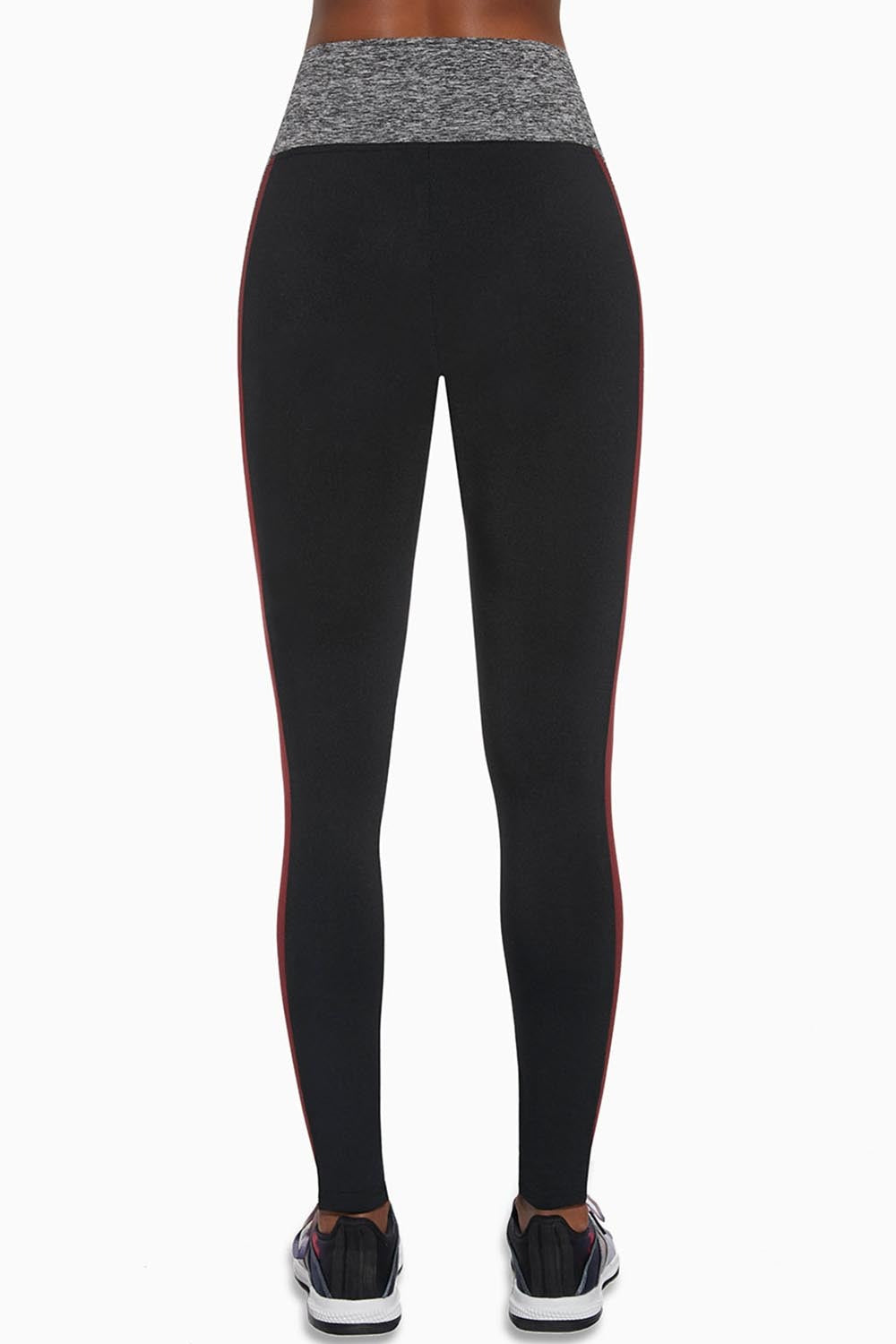 black -  Long leggings model 125950 Bas Bleu