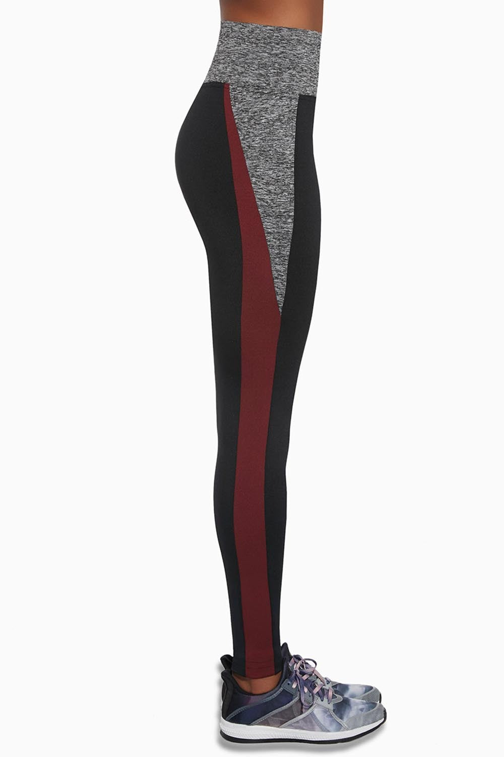 black -  Long leggings model 125950 Bas Bleu