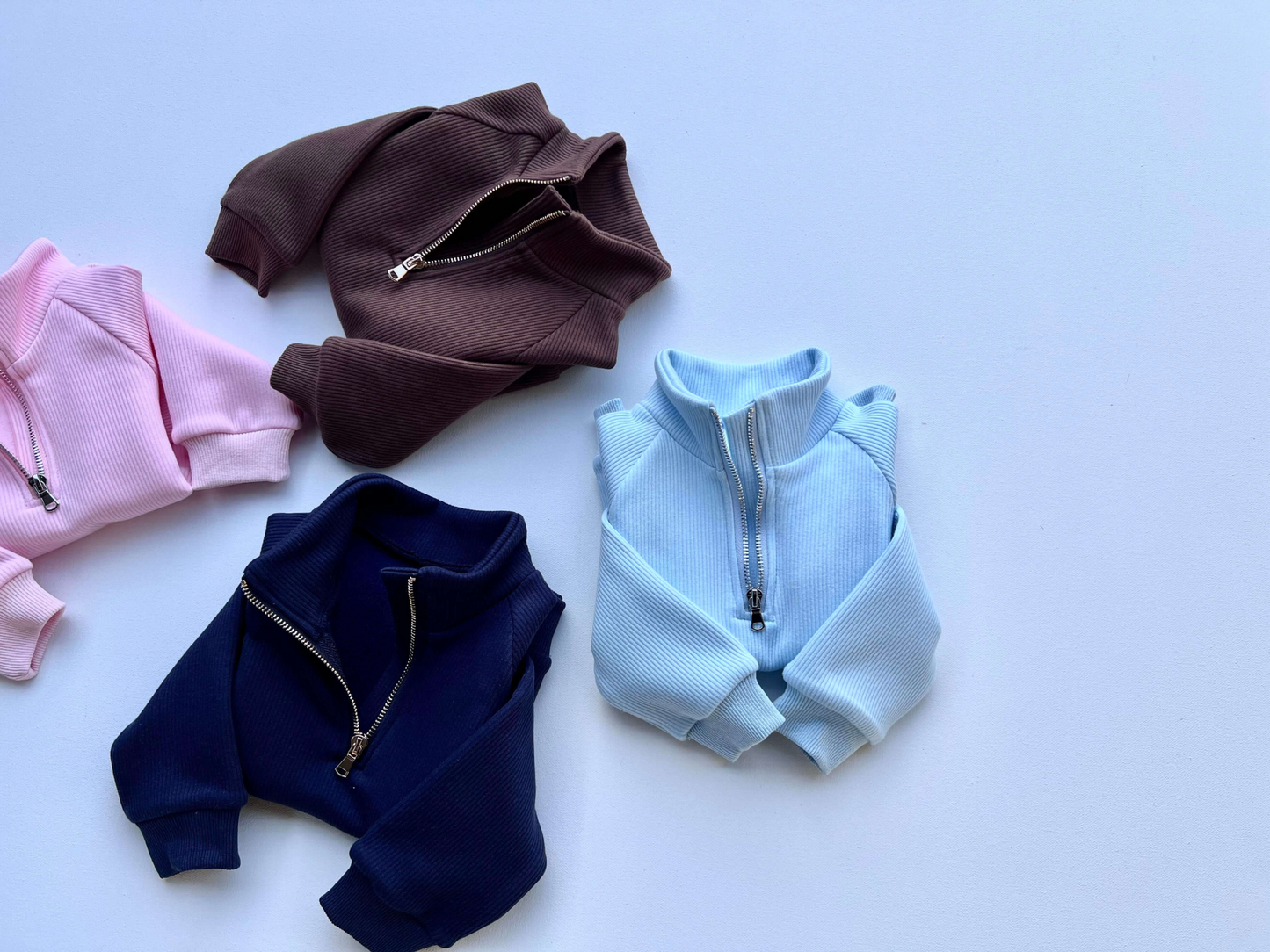 Walnut Ribbed Cotton Fleece Tracksuit Sizes 1-2Y 2-3Y 3-4Y 4-5Y 5-6Y 6-7Y 7-8Y 8-9Y