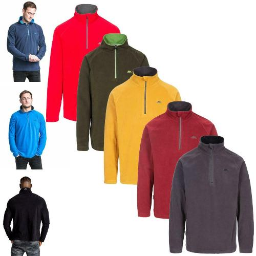 Mens Trespass Blackford Microfleece Zip Top