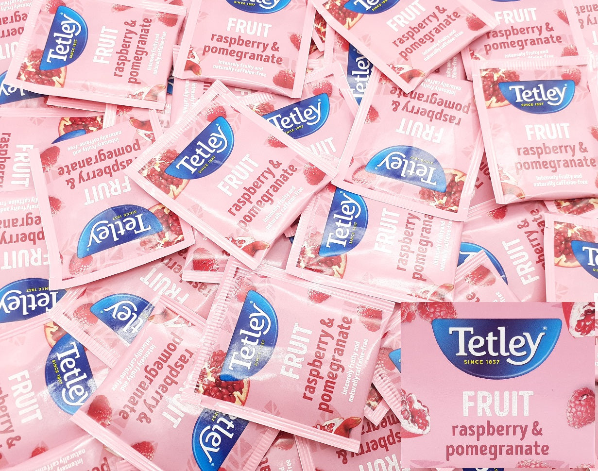 Tetley Tea Bags Individual Enveloped Sachets Tagged Classic Flavoured Selections