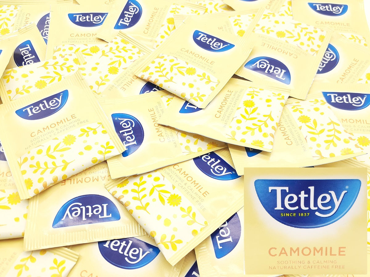 Tetley Tea Bags Individual Enveloped Sachets Tagged Classic Flavoured Selections