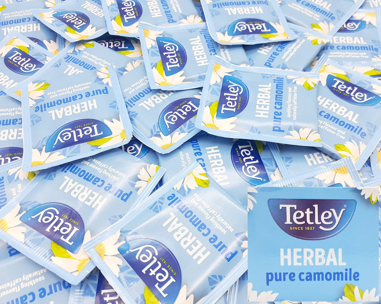 Tetley Tea Bags Individual Enveloped Sachets Tagged Classic Flavoured Selections