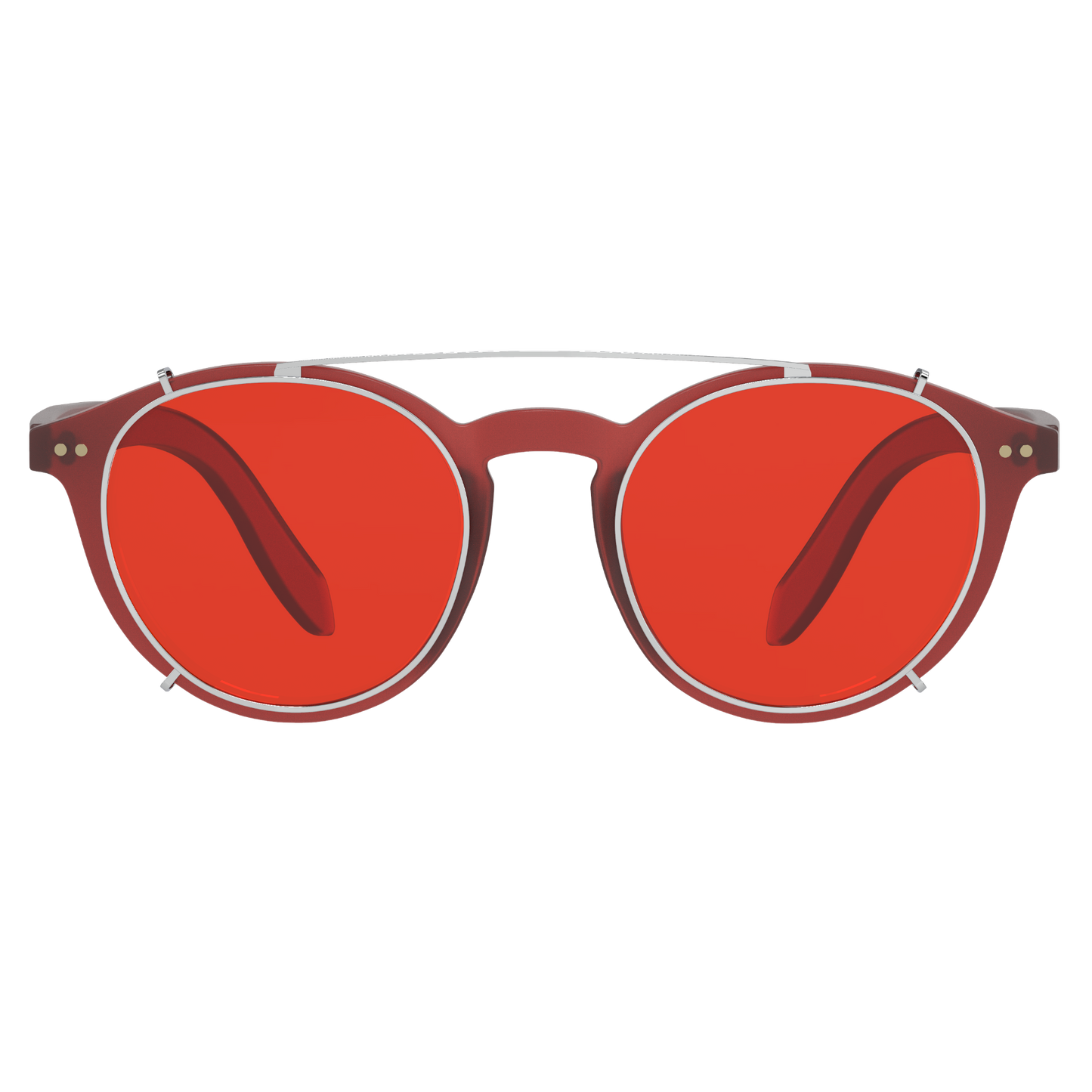 Lennon Blue Light Glasses - Heavy Duty Lens (red)