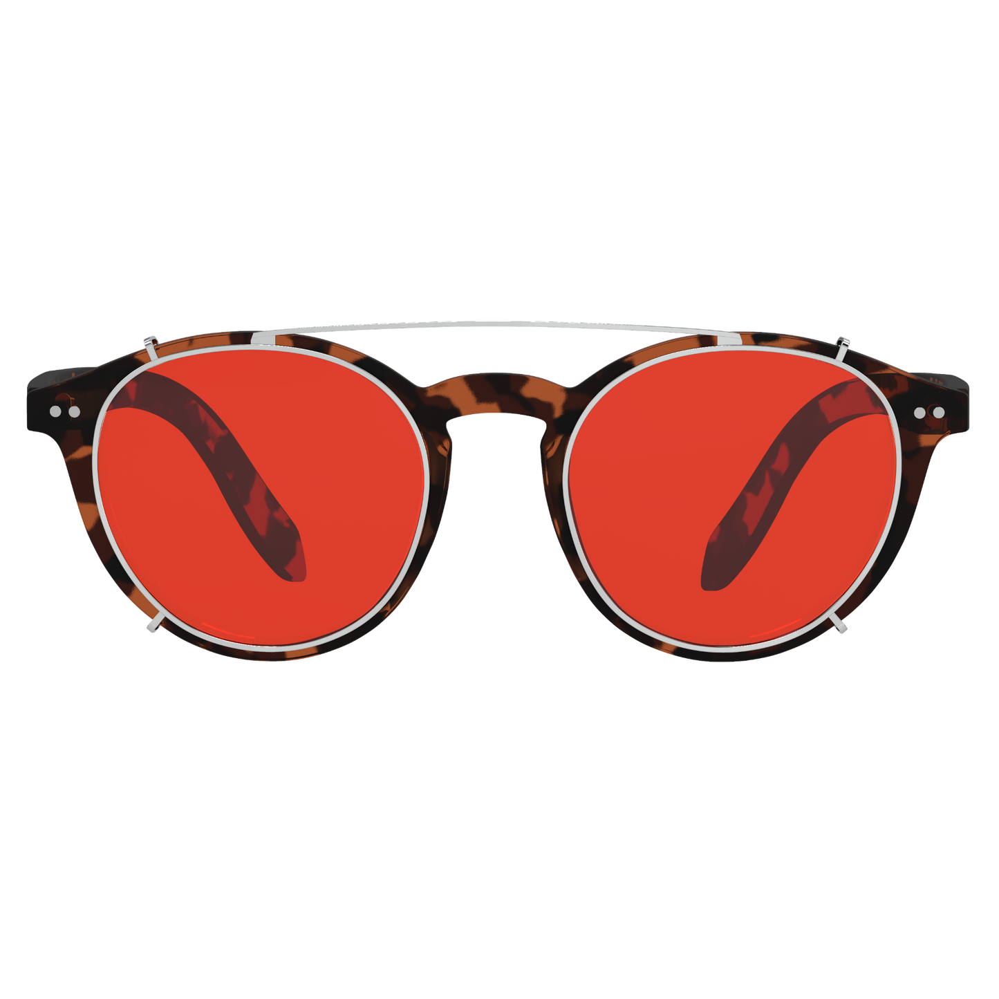 Lennon Blue Light Glasses - Heavy Duty Lens (red)