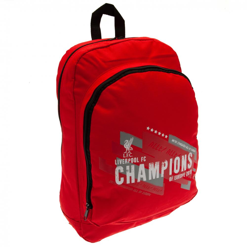 Liverpool FC Backpack Champions Of Europe Official Gift Merchandise