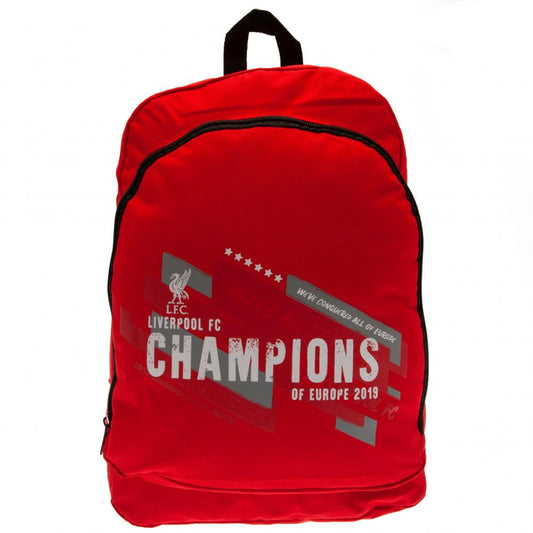 Liverpool FC Backpack Champions Of Europe Official Gift Merchandise