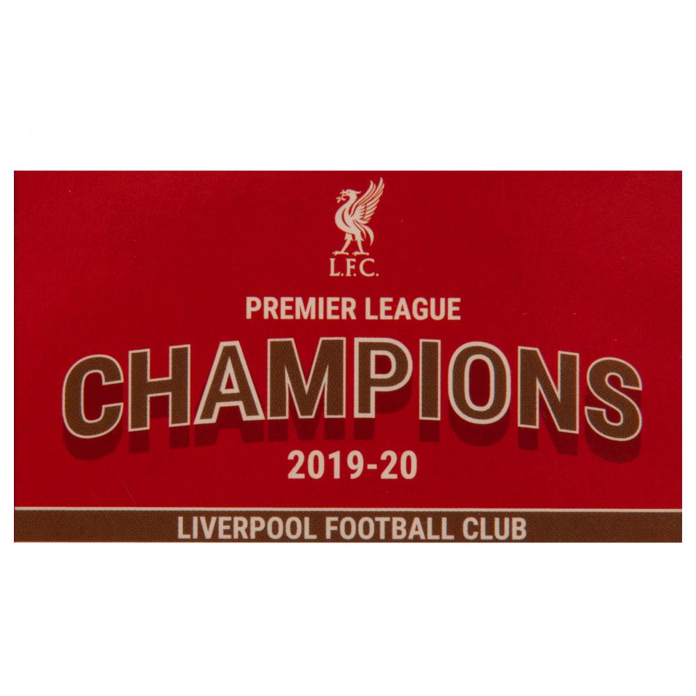 Liverpool FC Flag Premier League Champions Official Club Merch UK Seller