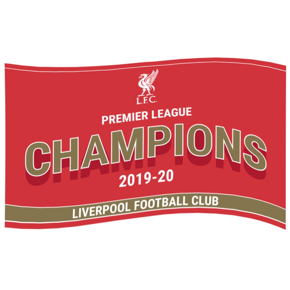 Liverpool FC Flag Premier League Champions Official Club Merch UK Seller