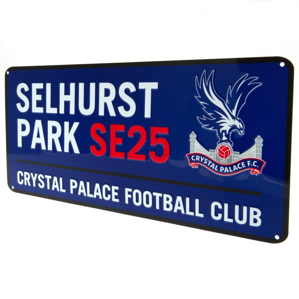 Crystal Palace FC Street Sign BL 40 x 18cm Garden Man Cave Gift Official Merch