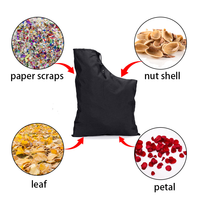 Universal Leaf Blower Vacuum Bags Garden Lawn Yard Shredder Replacement Leaf Bag