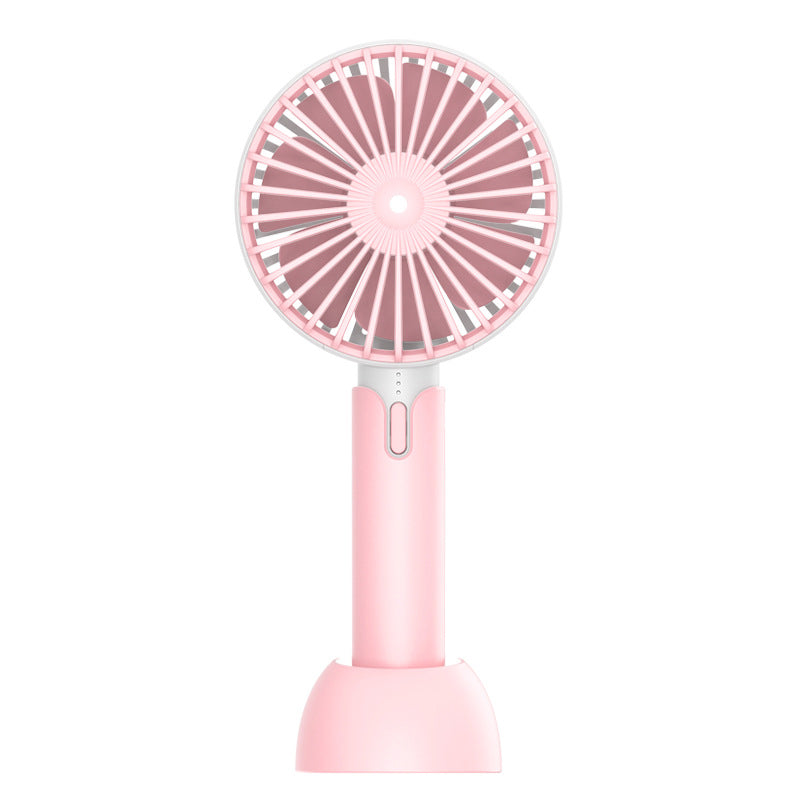 Mini Hand-held Fan Portable Desktop Fan Summer Cooler Cooling USB Rechargeable