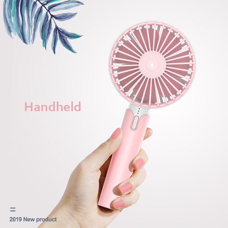 Mini Hand-held Fan Portable Desktop Fan Summer Cooler Cooling USB Rechargeable