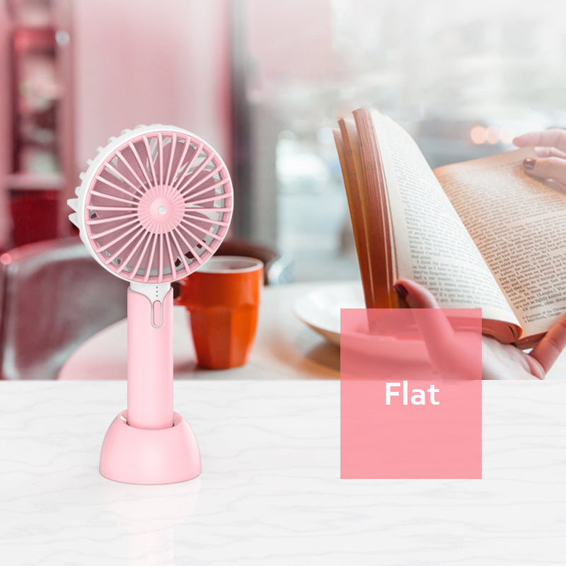 Mini Hand-held Fan Portable Desktop Fan Summer Cooler Cooling USB Rechargeable