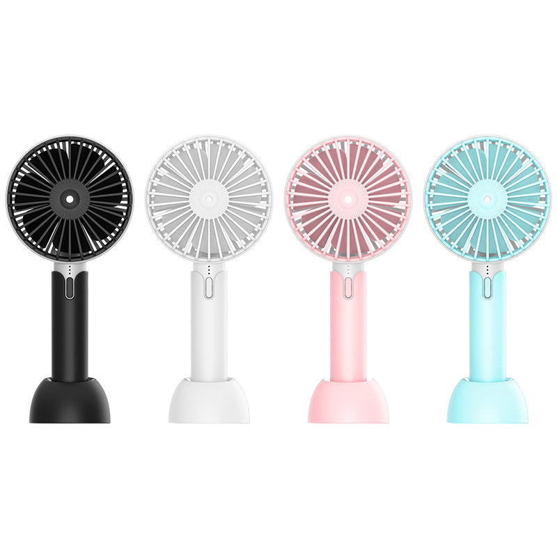 Summer Handheld Portable Mini Fan USB Rechargeable Desktop Fan - Multi colour UK Stock