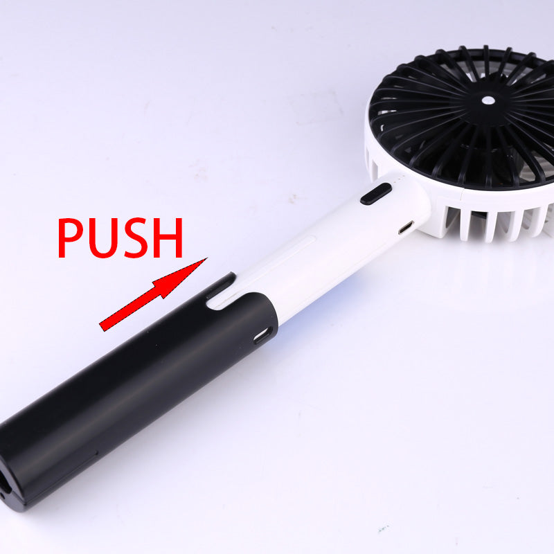 Mini Hand-held Fan Portable Desktop Fan Summer Cooler Cooling USB Rechargeable