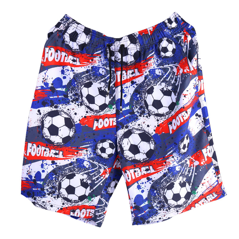 Men Beach Shorts Tropical Football Printed Swimwear Surffing Shorts XL 2XL 3XL 4XL