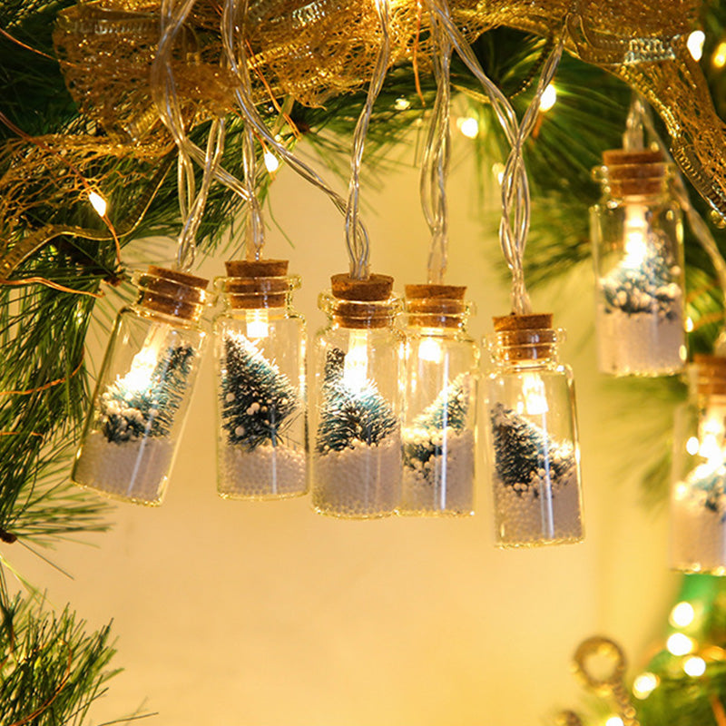 Decorative Lights LED String Lights for Halloween - 2m/10 LED Lights, Wishing Bottle Christmas Tree