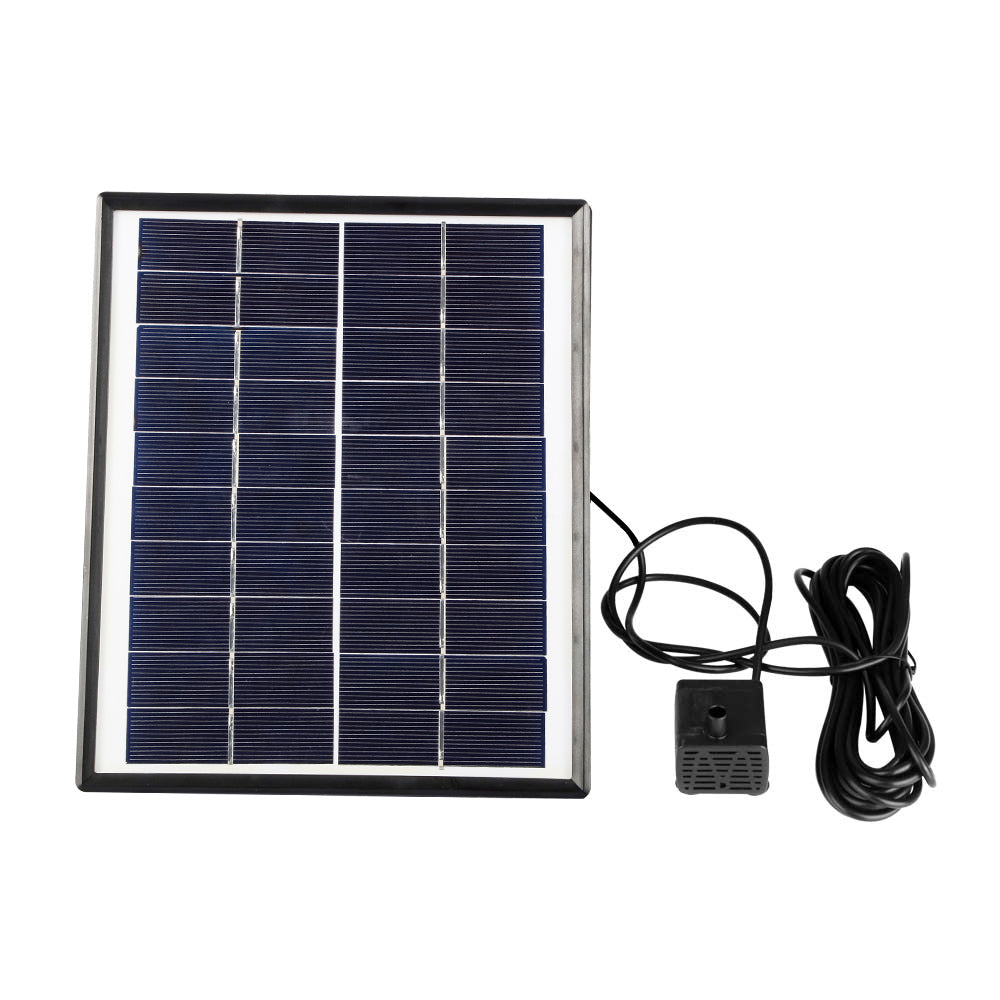 5W 400L/H Solar Panel Powered Water Pump Garden Pool Pond Fish Aquarium Fountain