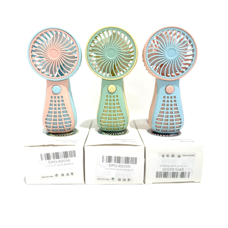 Handheld Fan 13 cm USB Rechargeable Mini Fans - Random Colour