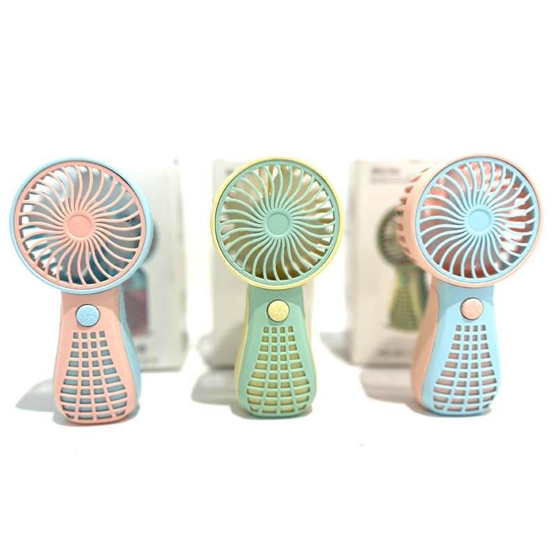 Handheld Fan 13 cm USB Rechargeable Mini Fans - Random Colour