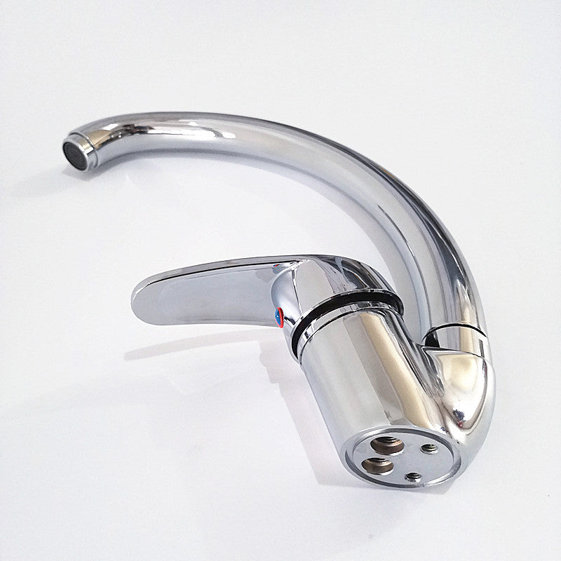 Kitchen Sink Mixer Tap Single Lever with Long Spout Monobloc Faucet