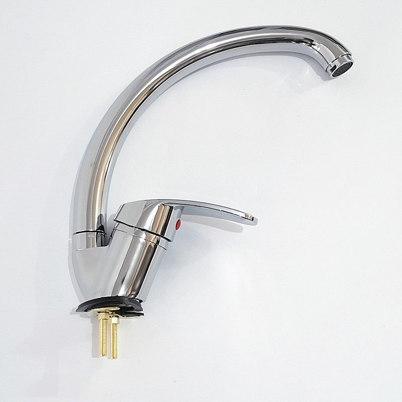 Kitchen Sink Mixer Tap Single Lever with Long Spout Monobloc Faucet