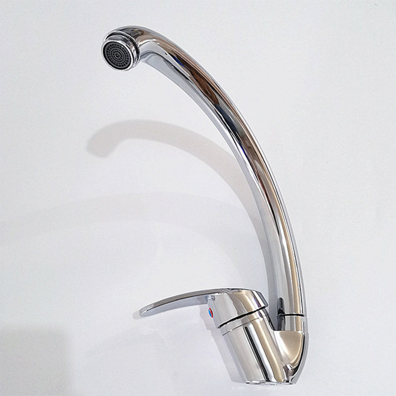 Kitchen Sink Mixer Tap Single Lever with Long Spout Monobloc Faucet