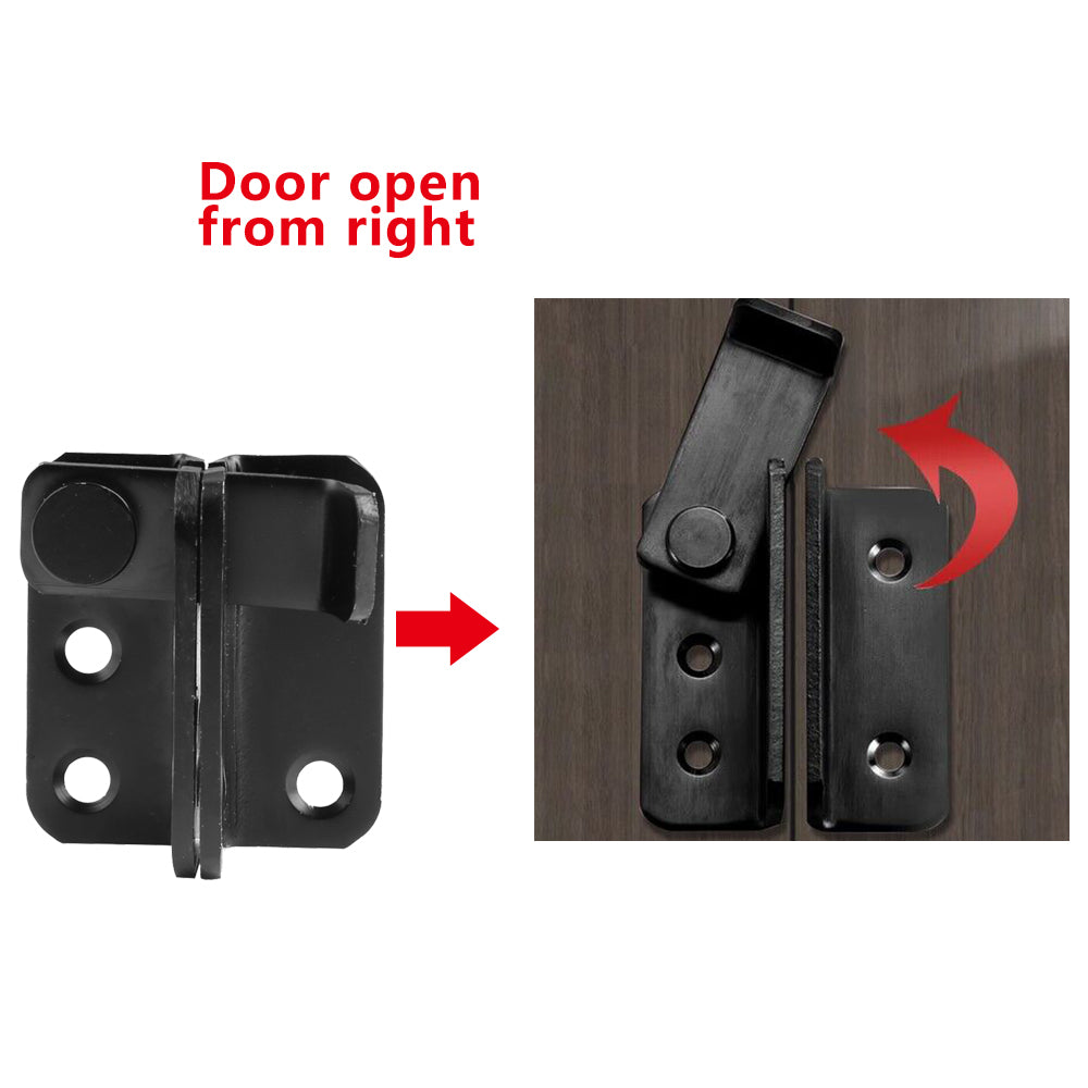 Stainless Steel Slide Latch Lock Bolt Heavy Duty Garden Gate Shed Door Black UK