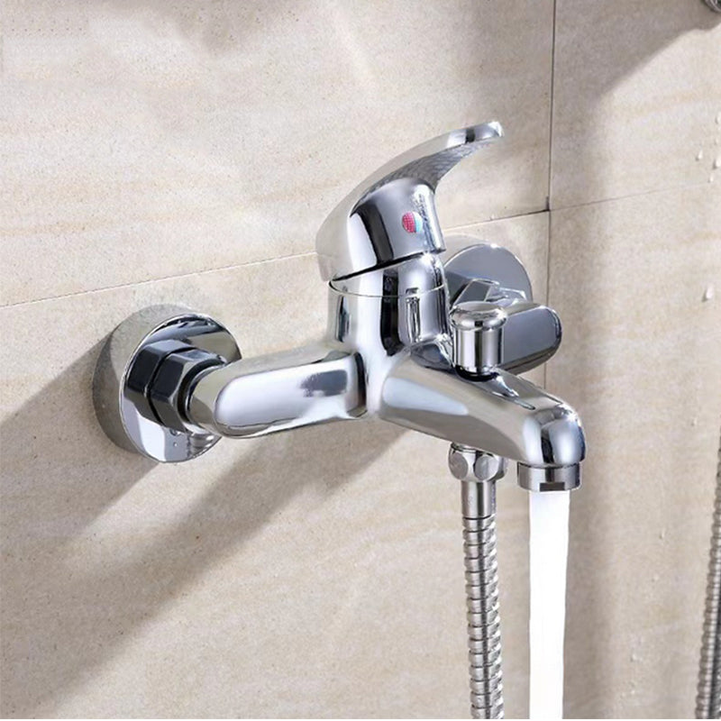 Luxury Bathroom Sink Bath Mix Tap Shower Mixer Taps with Hose and Shower Head