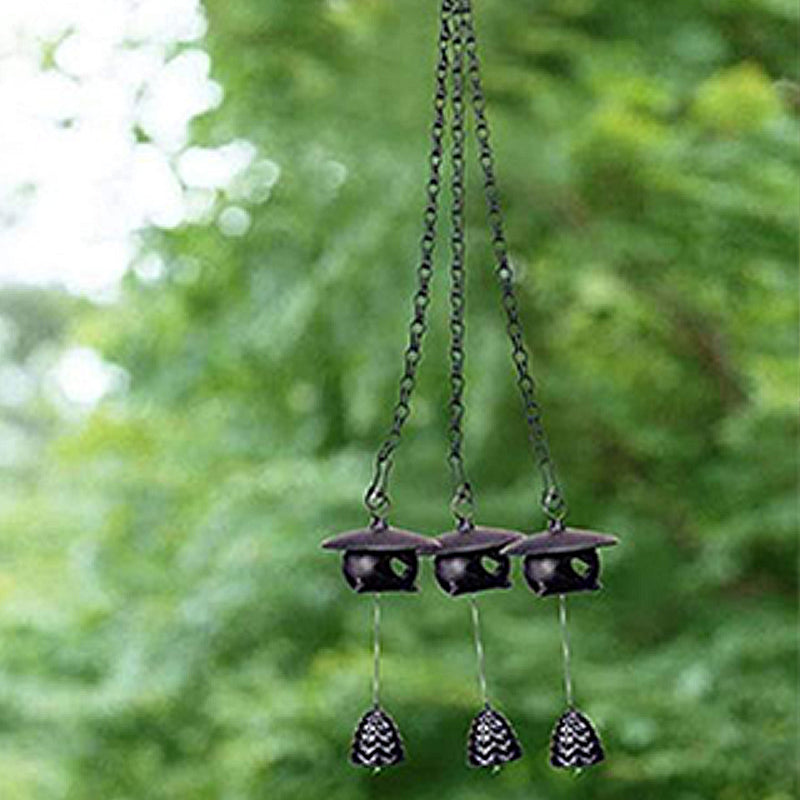 10 Pack Garden Plant Hanging Chains Basket Hanging Chains with Hooks Clips - Black