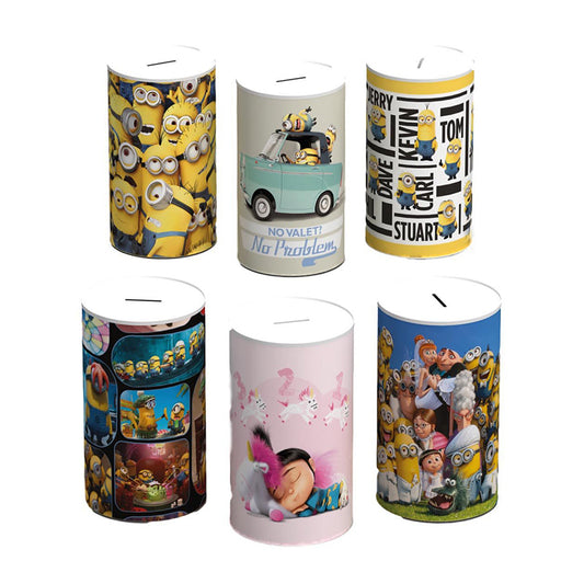 Despicable Me Mega Money Tin 20L 285mm x 395mm Assorted Designs - Random Sent