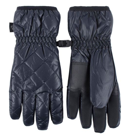 Ladies Quilted Waterproof Wind Resistant Gloves Size M-L S-M