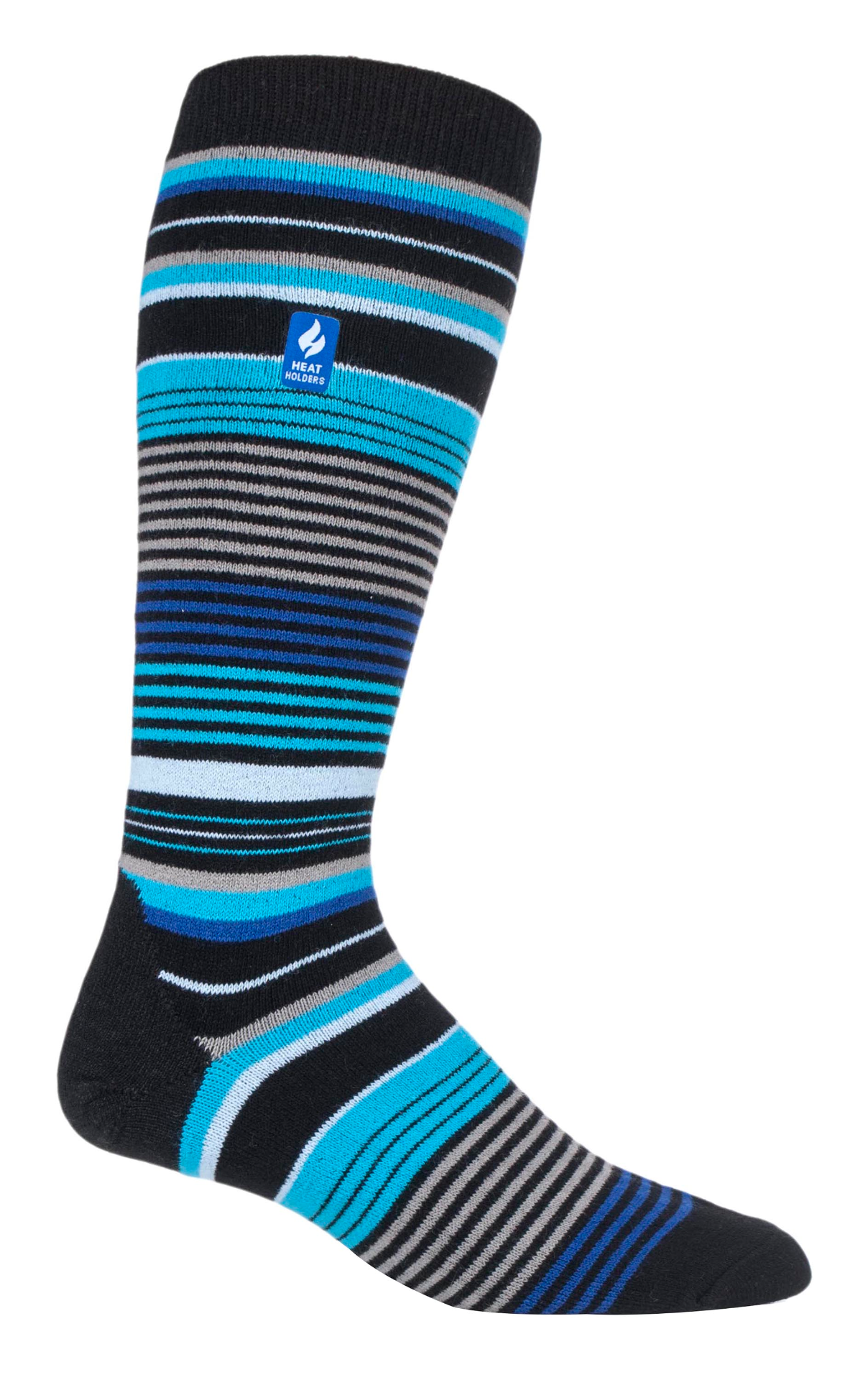 Mens Ultra Lightweight Thin Thermal Ski Socks Colour Grey Fairisle Black Fairisle Grey Zig Zag Blue Stripe Black Stripe Dark Blue Zig Zag