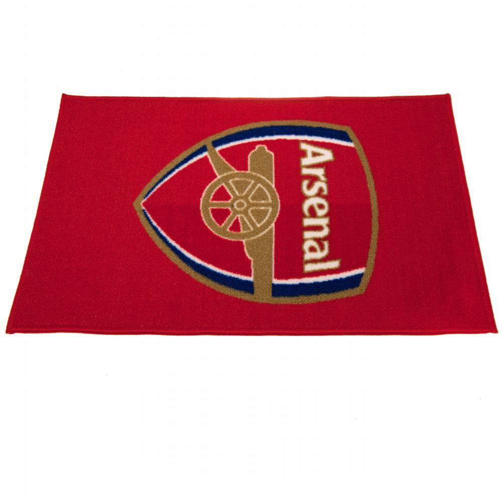 Arsenal FC Rug 80cm x 50cm Red The Gunners Official Merchandise Gift Free UK P&P