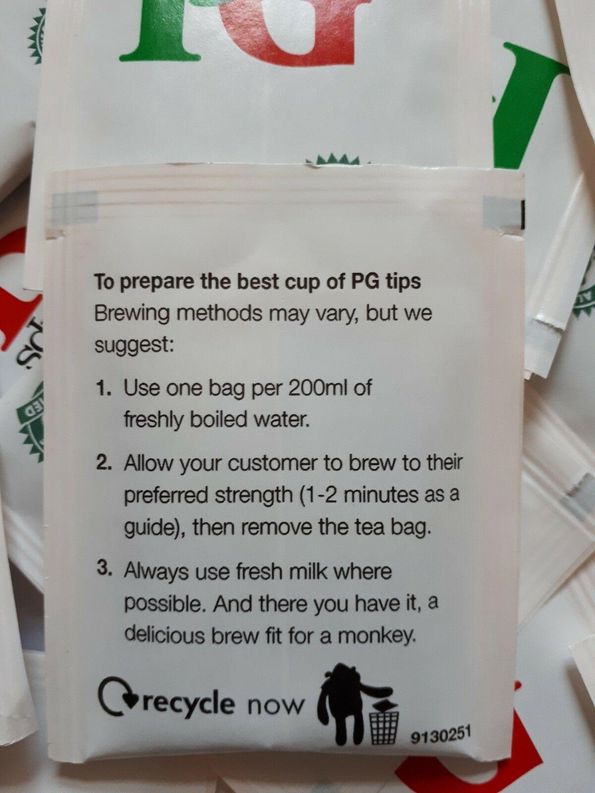 PG Tips Tea Bags Black Tea