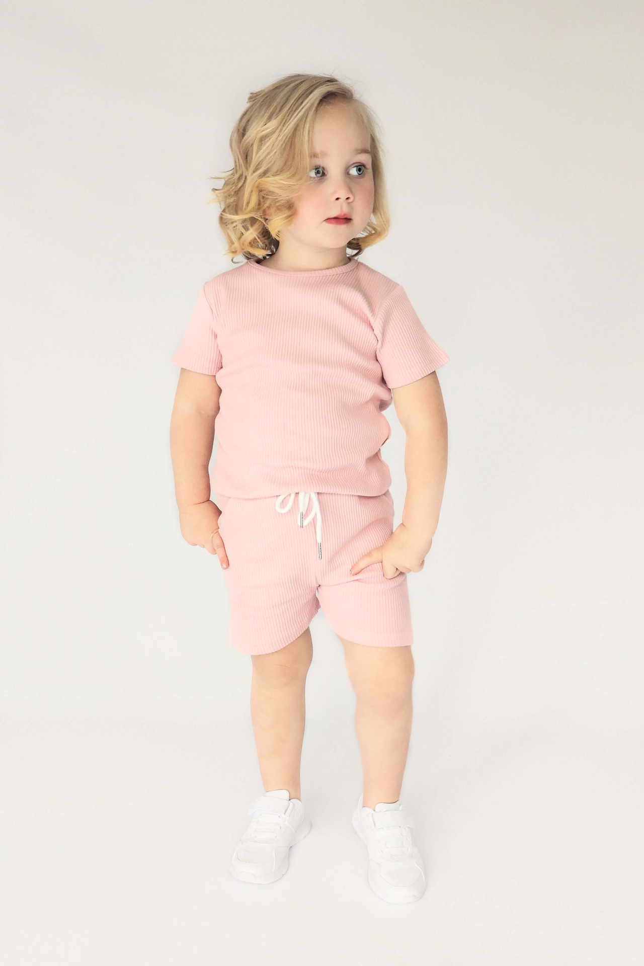 Cotton Candy The neutral children shorts outfit 6-12M 1-2Y 2-3Y 3-4Y 4-5Y 5-6Y 6-7Y