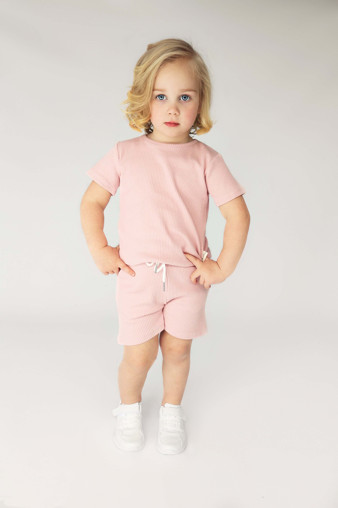 Cotton Candy The neutral children shorts outfit 6-12M 1-2Y 2-3Y 3-4Y 4-5Y 5-6Y 6-7Y