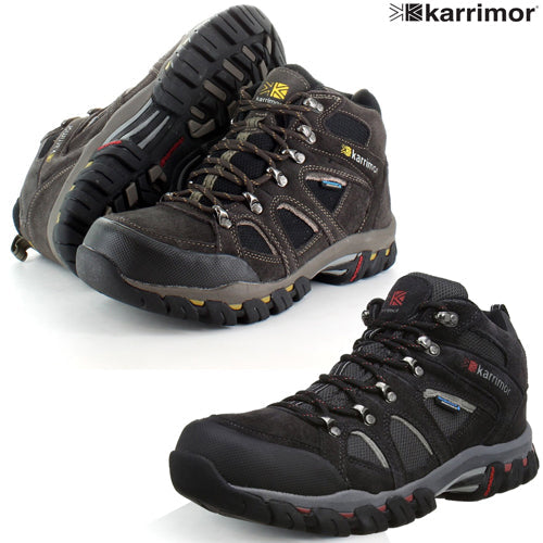 Mens Karrimor Bodmin IV Weathertite Mid Rise Waterproof Hiking Shoes UK Sizes 7 8 9 10 11