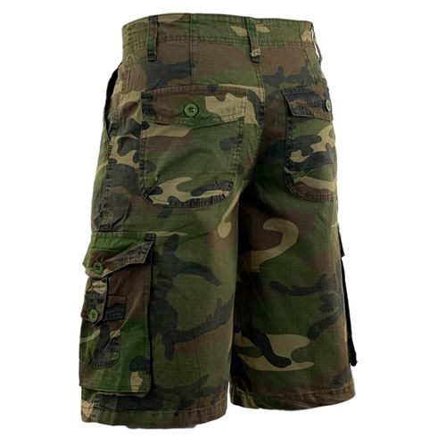 Mens Ripstop Camouflage Cargo Shorts UK Size 30W 32W 34W 36W 38 Beige Green Grey