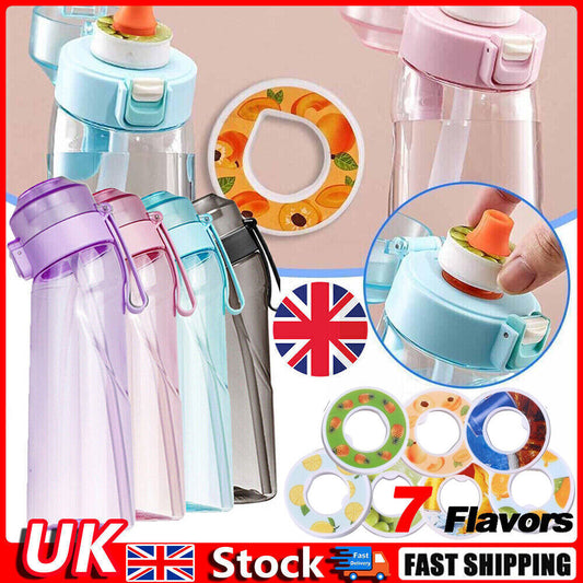 650Ml Air Up Water Bottle with 7 Fruit Fragrance Bottle Flavored Taste Pods UK