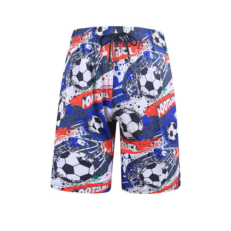 Men Beach Shorts Tropical Football Printed Swimwear Surffing Shorts XL 2XL 3XL 4XL