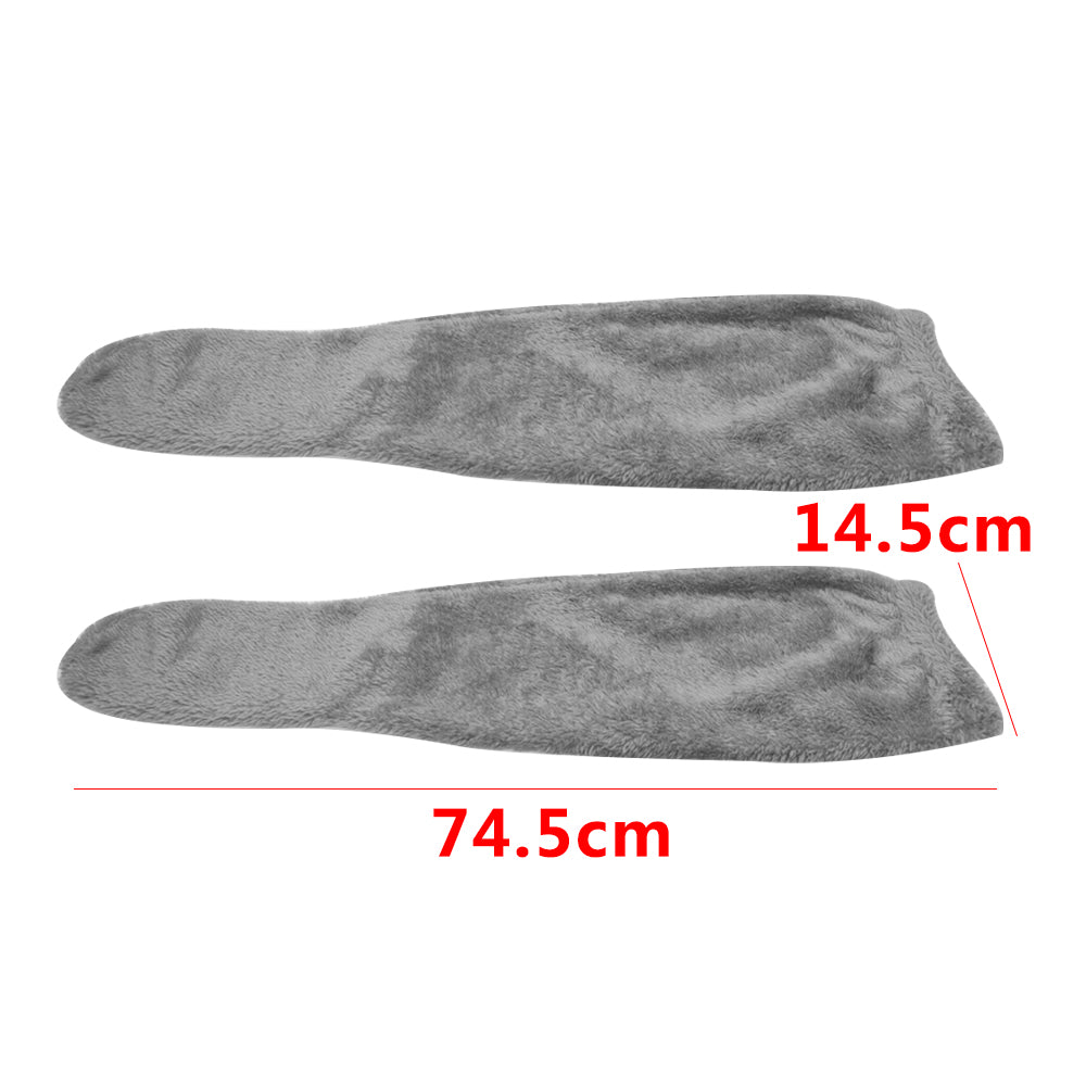 Soft Fluffy Sock Slipper Plush Cozy Socks Fuzzy Winter Socks for Women - Deep Grey