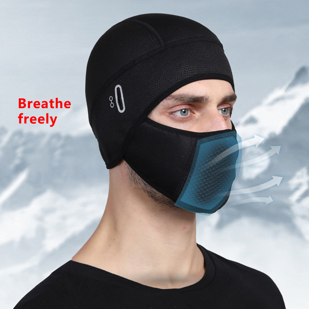 Winter Thermal Cycling Skull Cap Bike Motorbike Under Helmet Beanie Hat