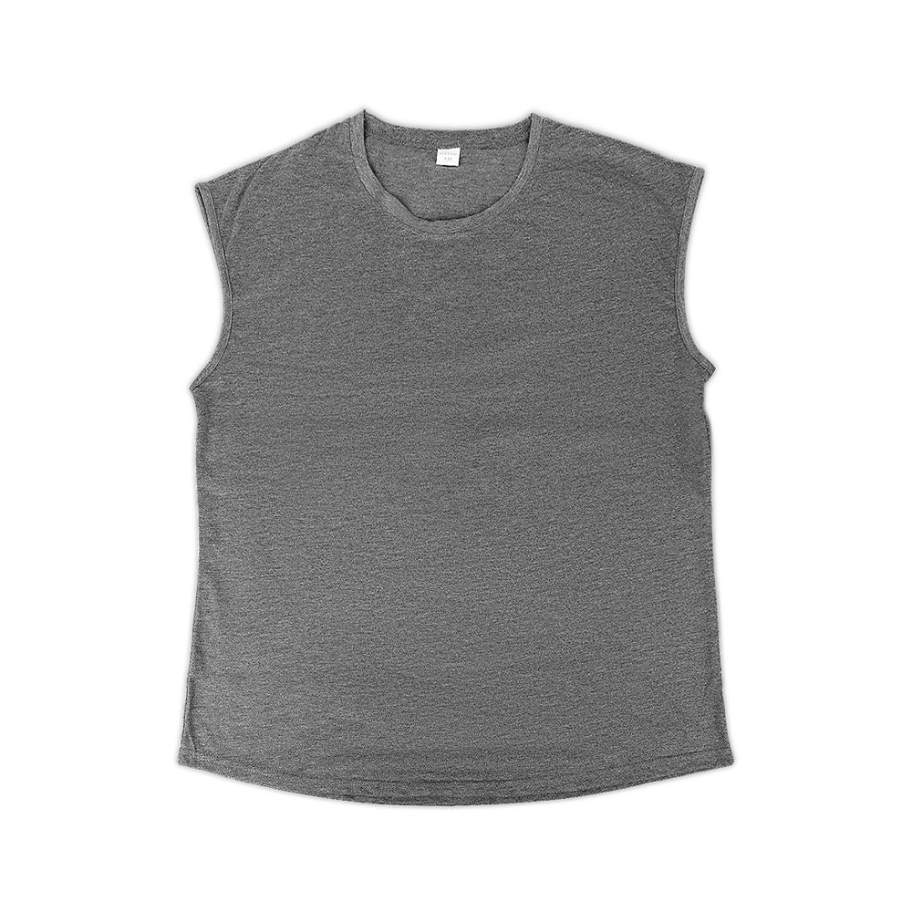 Mens Vest Tops Sleeveless Shirts T-Shirt Oversized Tee for Summer Gym Sports Sizes XL 2XL 3XL Black Navy Grey