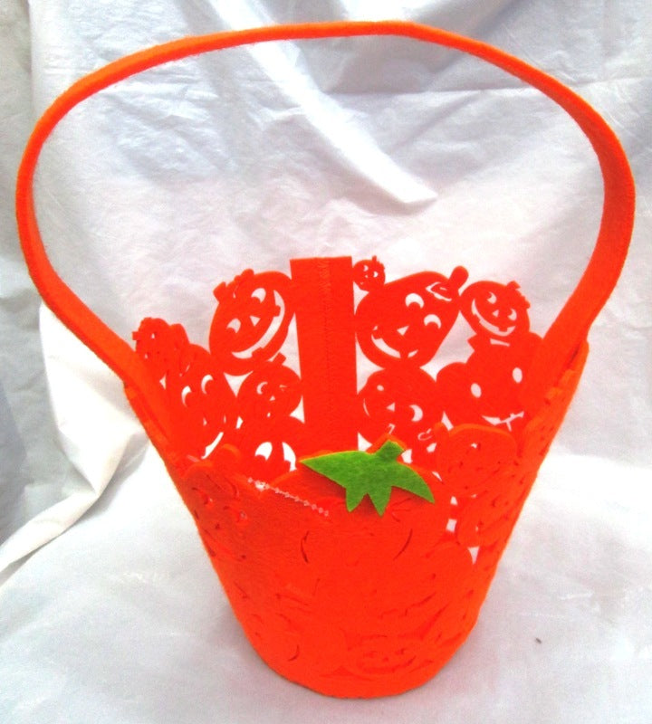 Basket Candy Collect Pumpkin Shape