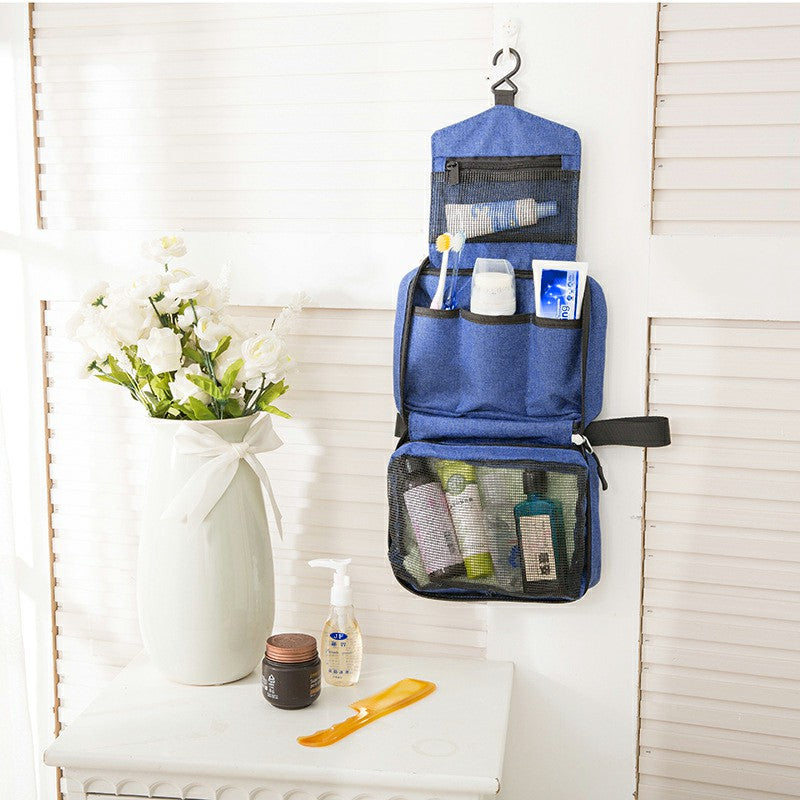 Ladies Mens Wash Toiletry Bag Travel Toilet Purse Hanging Makeup Cosmetic Bag