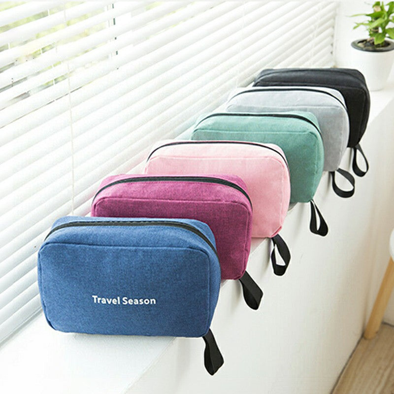 Ladies Mens Wash Toiletry Bag Travel Toilet Purse Hanging Makeup Cosmetic Bag