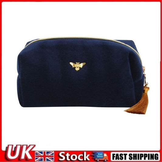 Bee-utiful Velvet Makeup Bag