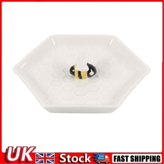 Bee Hexagonal Trinket Dish